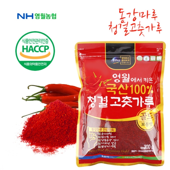  [영월농협] 동강마루 청결 고춧가루 300g(보통맛/25년산)