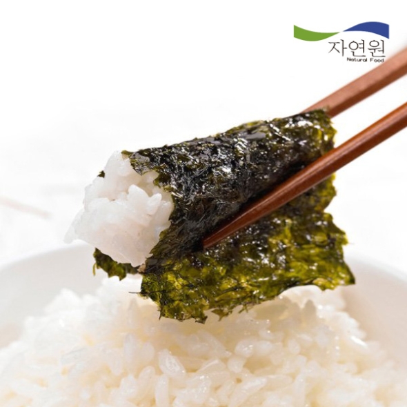[자연원] 저염 조미 도시락 재래김 12봉(총48봉/봉당4g) 4팩/8팩