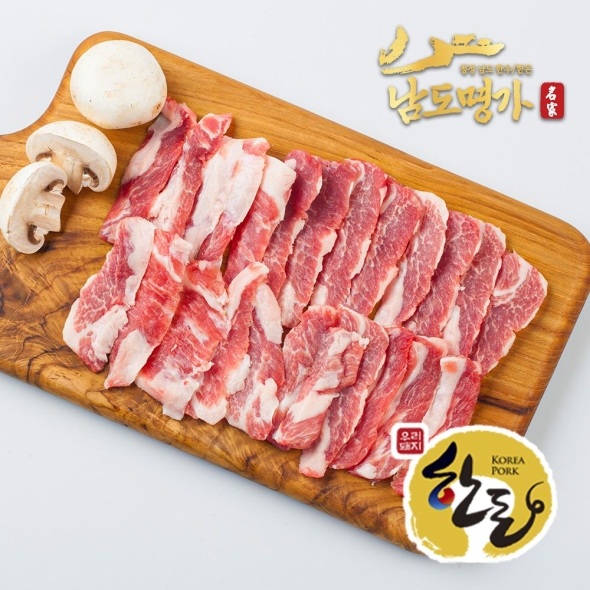 [남도명가] 1등급 한돈 가브리살 400g/800g (구이용)