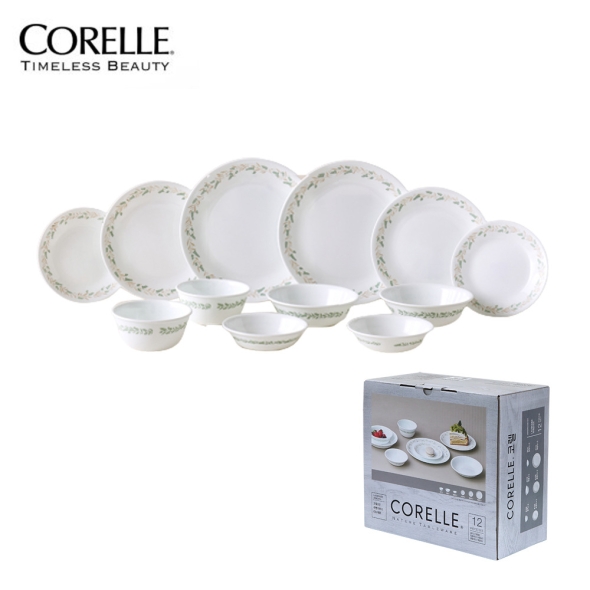 코렐 라벤더리스 2인 12P 세트