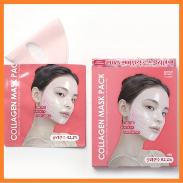 [텐제로] 차오른 펩타이드 콜라겐 마스크 팩 3매입