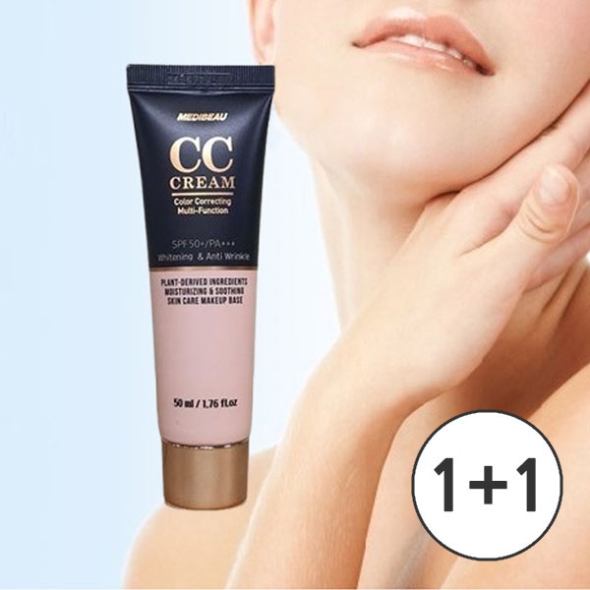 (1+1) 메디뷰 내추럴 씨씨크림 + 선크림 겸용 이중효과