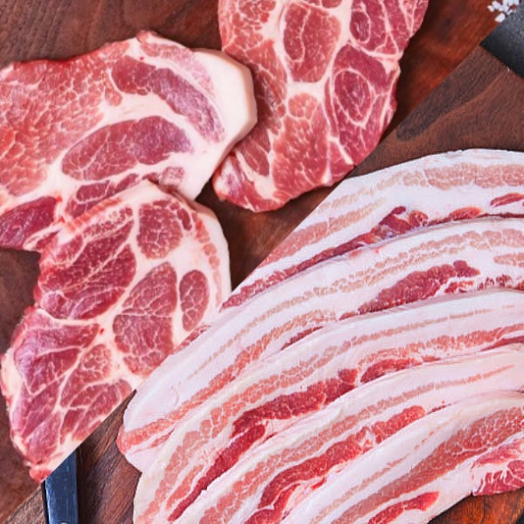 [품질보장] 보람 한돈 500g(옵션선택 삼겹살 목살 수육용미전지)