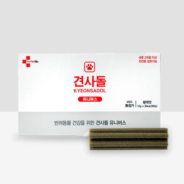  견사돌 유니버스 30개입 1박스  강아지간식 종합영영제 황태간식 