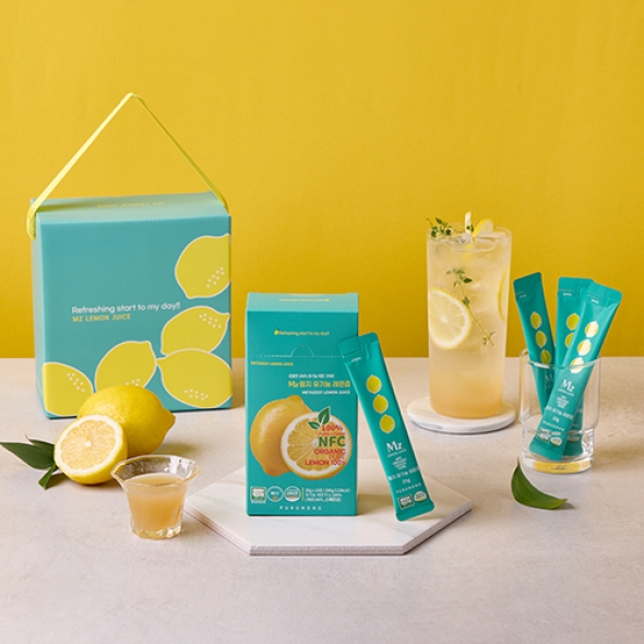 MZ NFC 100% 유기농 레몬즙선물세트(20g*42포)