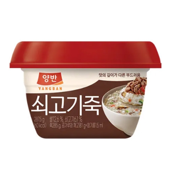 [동원] 양반 쇠고기죽 287.5g (용기) x 8개 (003911459)