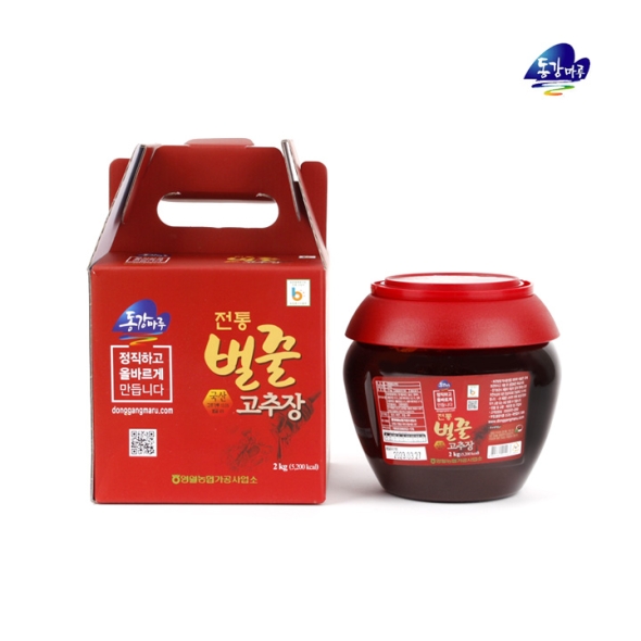 [영월농협] 동강마루 전통 벌꿀고추장세트 2kg(PET용기)