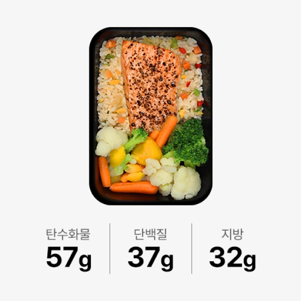 식스밀 연어 계란볶음밥_325g*4팩