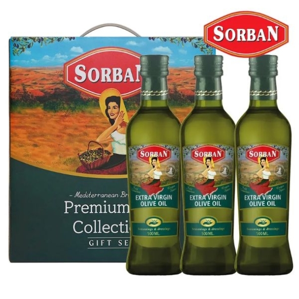 (스페인산)[소르반] 엑스트라 버진 올리브오일500ml 3입세트