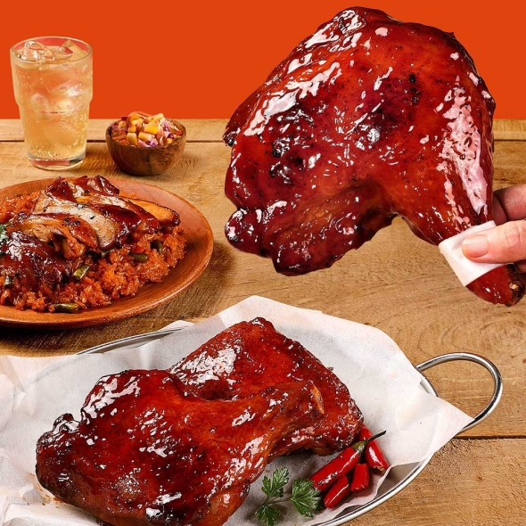 [오빠닭] 오븐바베큐 통다리 5팩 (택)
