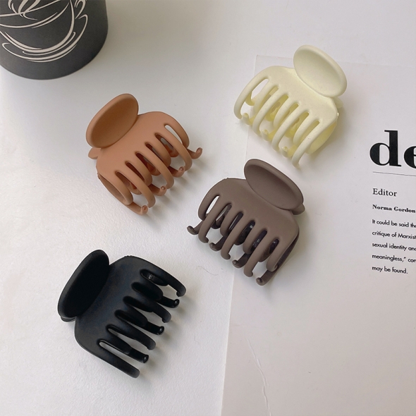 [특별할인] 지알비 매트 모던 헤어집게핀 4개입