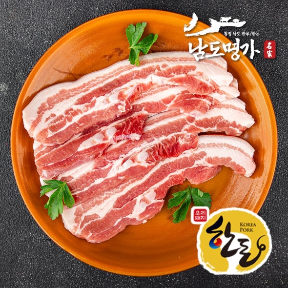 [남도명가] 1등급 한돈 삼겹살 500g/1kg (구이용/보쌈용)