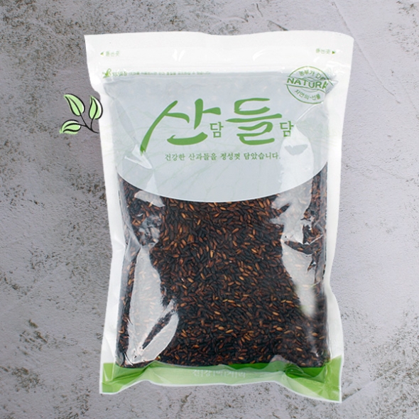 [산담들담] 우리잡곡 찰흑미 1팩/2팩/3팩/5팩 (팩당1kg)