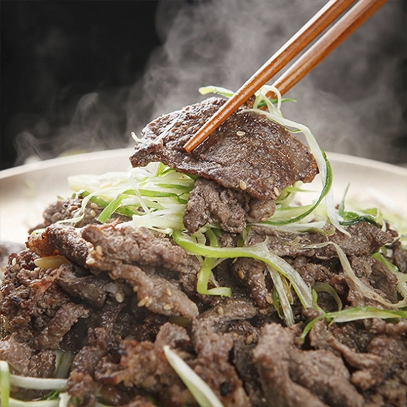 [정읍 인숙이네] 양념 소불고기 1.2kg(600gx2팩)