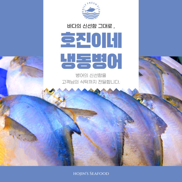 호진이네 국내산 급냉병어 신선한 고급생선 진공포장 3마리~15마리
