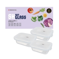 [스위칠랜드아미] SH오븐 글라스 직사각 2종세트