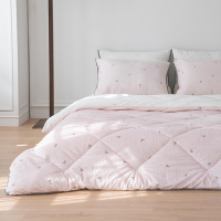 송화 카리나 착번 극세사 차렵이불 귀여운 리본 무늬 겨울침구