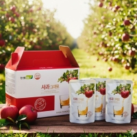 100% 착즙 사과그대로 사과즙 110ml 50포 NFC주스 저온착즙