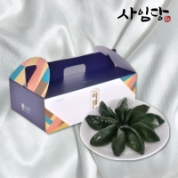 [사임당] 영광모시 찐송편세트(동부기피+흑임자) 40개입