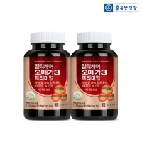 종근당건강 멀티케어 오메가3 비타민A 비타민D 비타민E 프리미엄 90캡슐 x 1박스