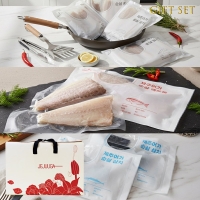 [제주특선] 순살 갈치/백옥돔/삼치 혼합 선물세트 3호(갈치 왕특+백옥돔 왕특+삼치 각1팩씩/총1.5kg이상)