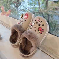 [개성시대] 여성 4.5cm 베이직 털슬리퍼 데일리