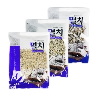 [단짠예찬] 바다내음 국물+볶음조림+볶음멸치 각300g(3팩)