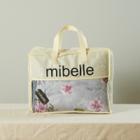 플라워 밍크 무릎담요 그레이 소 (60x100)