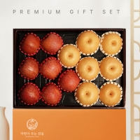 [자연의감동] 실속 혼합과일세트 4호(사과7개+배7개)/5.7kg 