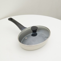 [쿠안] IH 오발 쁘띠 프라이팬 24cm_아쿠아민트