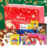 [간식대장] 크리스마스 레드(사각) 9종 (s0003)