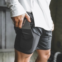 [신한카드 할인] 지알비 짐웨어 레이어드 남자  헬스 트레이닝 5부 팬츠 반바지