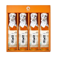 55년전통 대현상회 저온압착 참기름 들기름 180ml x4병 선물세트/ HACCP 인증 백년가게 