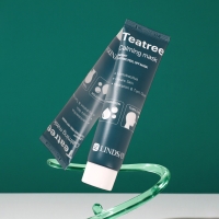 [신한카드 할인] 린제이 티트리 카밍 랩핑 마스크 떼어내는 콜라겐 필오프팩 70ml+팩브러쉬