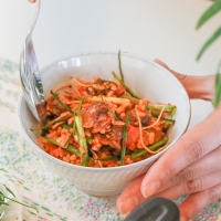 향긋한  달래꼬막장, 달래꼬막무침