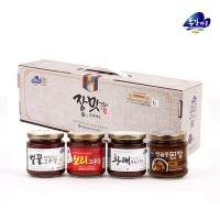 [영월농협] 동강마루 장맛장류 4종세트 (벌꿀고추장280g,보리고추장280g,황태볶음고추장280g,영월콩된장250g)