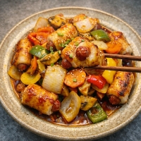 [단짠예찬] 소시지 품은 소떡 1팩/2팩/3팩 (팩당 1kg/40gx25개) 