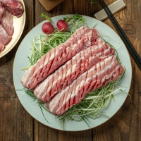 1+ 등급 무항생제 한돈 암돼지 생 삼겹살 목살 돼지고기 오겹살 대패삼겹살 항정상 가브리살  500g 300g 