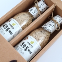  [문경현대방앗간]100%국산 볶은 참깨 2구 선물세트 350ml