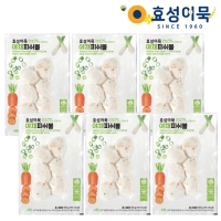 효성어묵 부산 전통 야채피쉬볼 어묵 밀가루 없는 글루텐 프리 x 6개