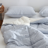 [Guy Laroche] 파스텔 선염체크 코튼 이불