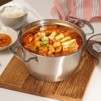 [키친플래그] 스테인레스 30 4 냄비  3종 세트(16편수, 20양수, 24양수) /인덕션경용