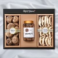 [형지] 표고 영지버섯 간편세트(흑화고110g+영지버섯칩70g+표고채100g)