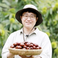 26년산 부여농부의 유기농 옥광밤 1kg (중 / 대) 유기농밤 산밤 약밤 부여알밤 부여밤