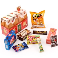 [주말특가] [간식대장] 크리스마스 과자집(레드) 11종 (s0012)