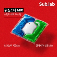 서브랩 워싱소다 부스터 캡슐세제 30개입