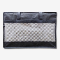 [해피데이] 국내산_무코팅_3단 캠핑매트 그레이 [중/대]