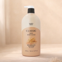 해피바스  클래식 순한 바디워시 900g 베이비파우더향