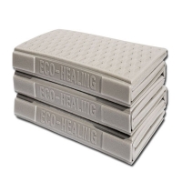 [해피데이] 국내산_무코팅_3단 캠핑매트 그레이 [중/대]