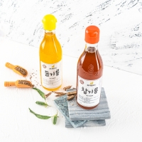 [문경현대방앗간]국산 참기름 들기름 350ml 1+1 2병